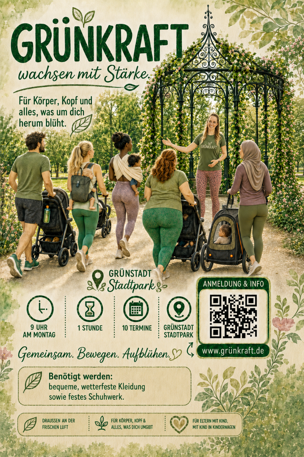 GRÜNKRAFT Bewegung im Grünstadter Stadtpark